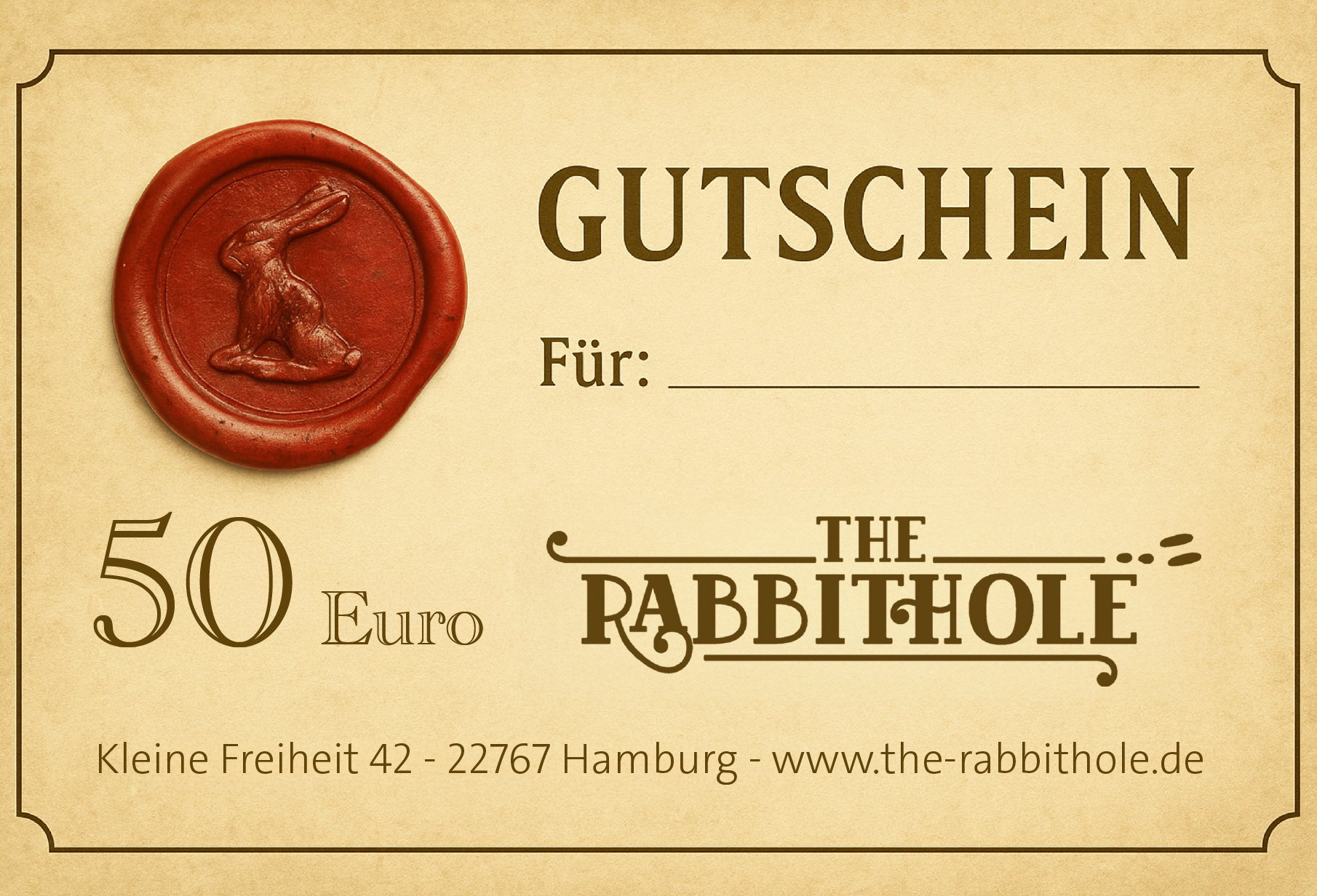 50 Euro Wertgutschein